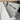 Close-up of Mantra dining table slatted aluminium tabletop in matte white finish