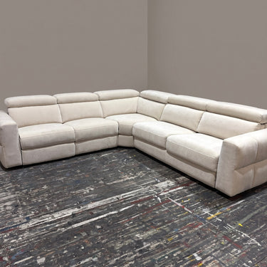 Nielsen Modular Corner Power Recliner with Sofa Bed | Stone