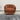 Camille Swivel Armchair — terracotta chenille barrel-back with concealed swivel base