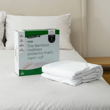 CASA Bamboo Mattress Protector | White