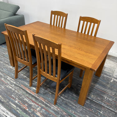Richmond Dining Set – Table + 4 Chairs