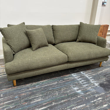 Hampton 3-Seater Sofa | Moss Green