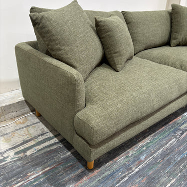 Hampton 3-Seater Sofa | Moss Green