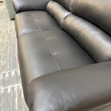 Averlyn 3 Seater Sofa | Soft Black Leather