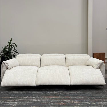 Della 3 Piece Modular Electric Recliner | Ivory