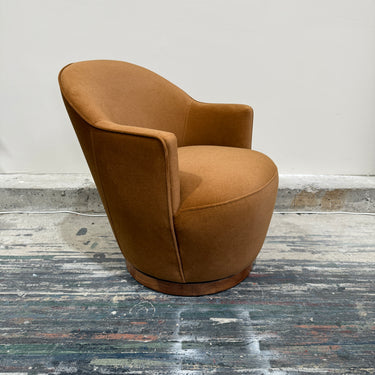 Thea Swivel Chair | Caramel