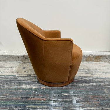Thea Swivel Chair | Caramel