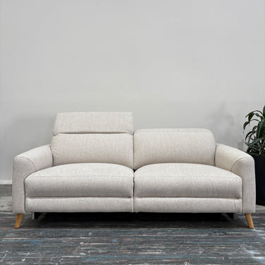 Lacey 3 Seater Power Recliner Sofa | Stone