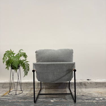 Carmen Fabric Armchair |  Olive Grey