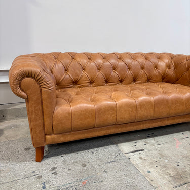 Kaya 3 Seater Leather sofa | Tan