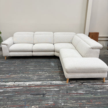 Milan Power Recliner Corner Sofa  | Stone