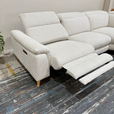 Milan Power Recliner Corner Sofa  | Stone