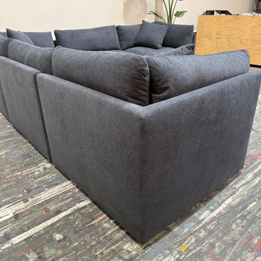 Atlas Foam & Feather Modular Lounge Suite | Charcoal