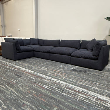 Atlas Foam & Feather Modular Lounge Suite | Charcoal