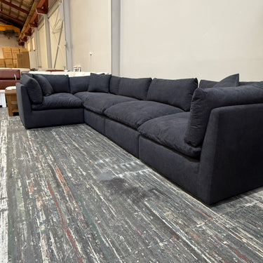 Atlas Foam & Feather Modular Lounge Suite | Charcoal