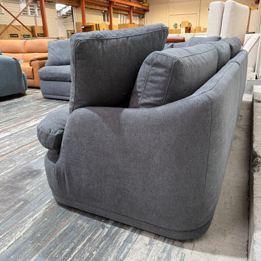 Arlowe Large Fabric Corner Sectional | Charcoal Grey