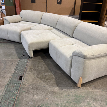 Cosmo 4 Seater modular Sofa + Power Slide-Out Chaises | Mint