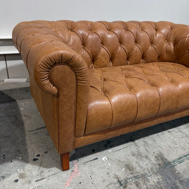 Kaya 2 Seater Leather sofa | Tan