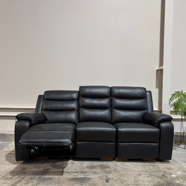 Omyx 3 Seater Manual Recliner | Black