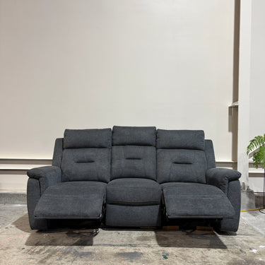Jett 3 Seater Manual Recliner Sofa | Grey