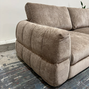 Hudson 2.5-Seater Fabric Sofa | Mocha