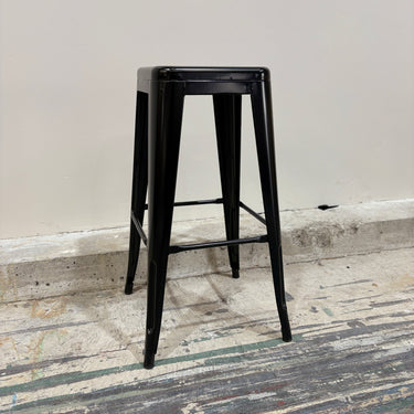 Emma Metal Barstool – Black or Wood Finish