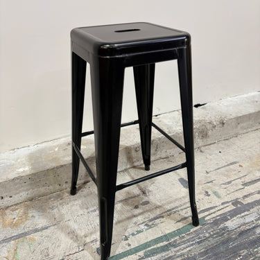 Emma Metal Barstool – Black or Wood Finish