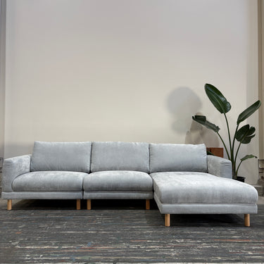 Darla 3-Seater Chaise Sofa | Iceberg