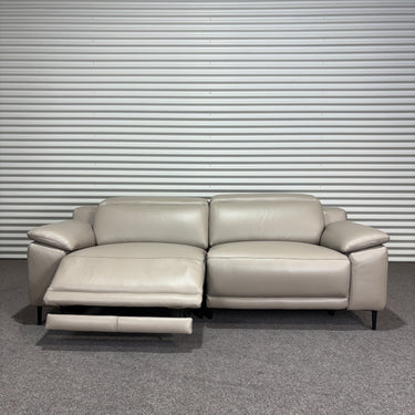 Veyron 2-Seater Recliner Sofa | Taupe Leather