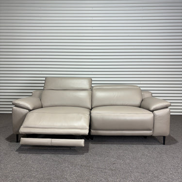 Veyron 2-Seater Recliner Sofa | Taupe Leather
