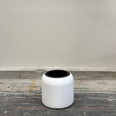 White Ribbed Planter Pots – Mix & Match or Grab the Full Set!
