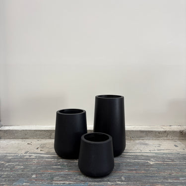 Charcoal Tulip Shaped Planter Pots– Mix & Match or Grab the Full Set!