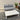 Mantra Double Lounge & Coffee Table Set  | Matte White / Retreat Grey