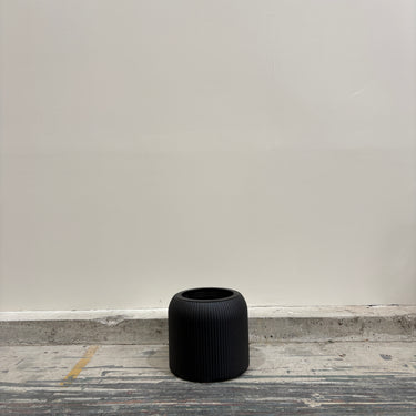 Charcoal Ribbed Planter Pots – Mix & Match or Grab the Full Set!