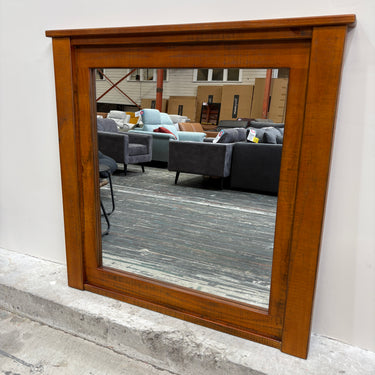 Wanaka Mirror I Chestnut Pine Finish