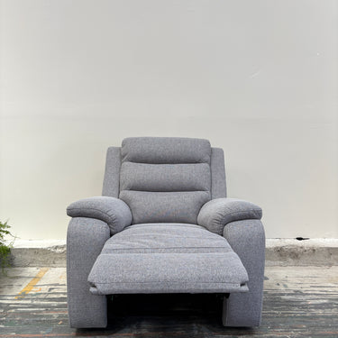 Eliya Single Manual Recliner Armchair | Light grey