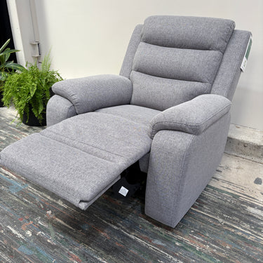 Eliya Single Manual Recliner Armchair | Light grey