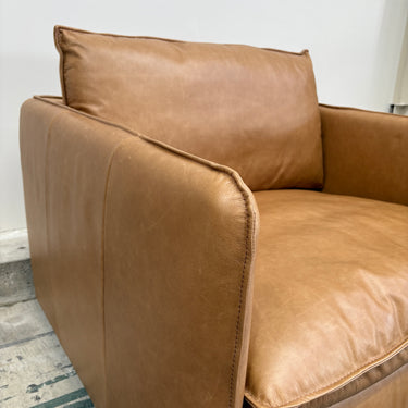 Atticus Armchair | Tobacco Leather
