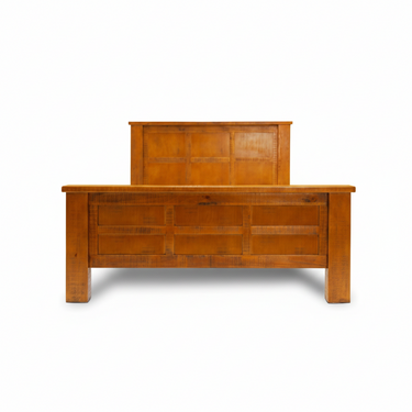 Wanaka Queen Bedframe  I Chestnut Pine Finish